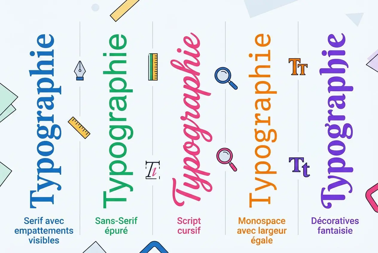 Familles de polices typographiques