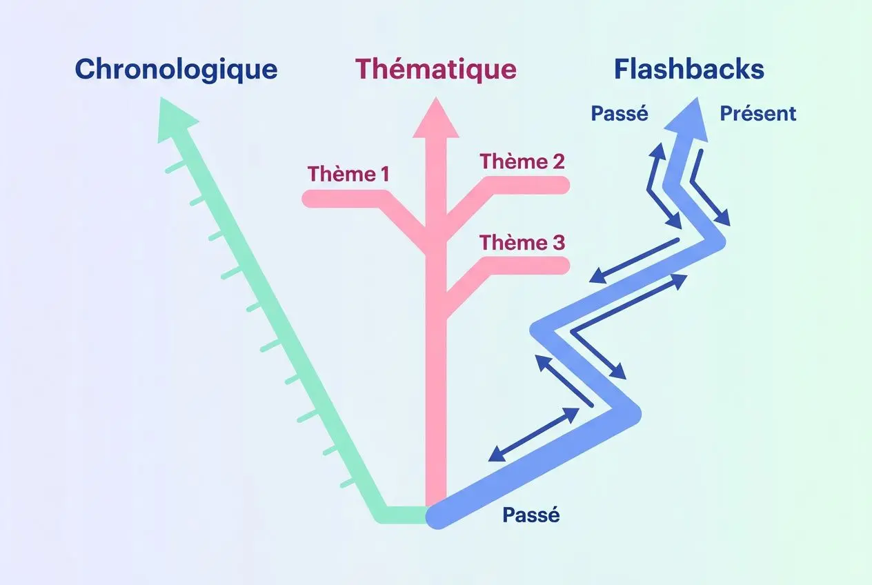 Les trois structures narratives possibles